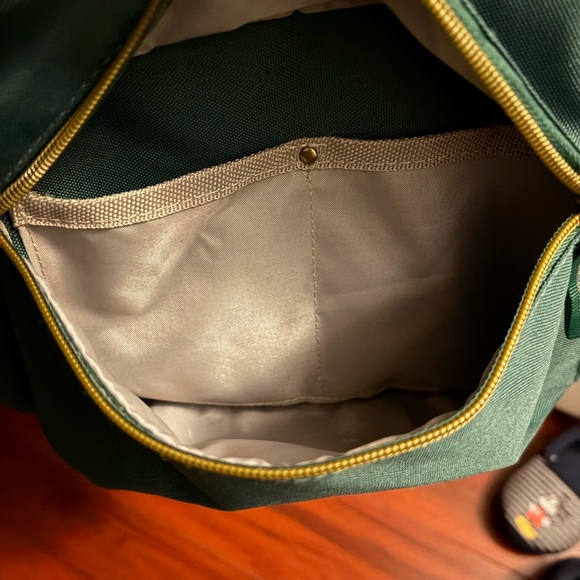 Pottery barn kids Green Backpack with Orange Toad Patch - Picture 2 of 3